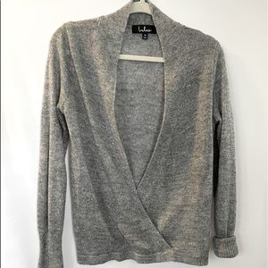 Lulus Surplice Lightweight  Sweater Top